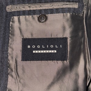 BOGLIOLI stripe wool set-up