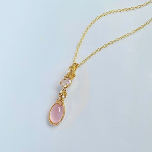 Rose quartz　Wire jewelry