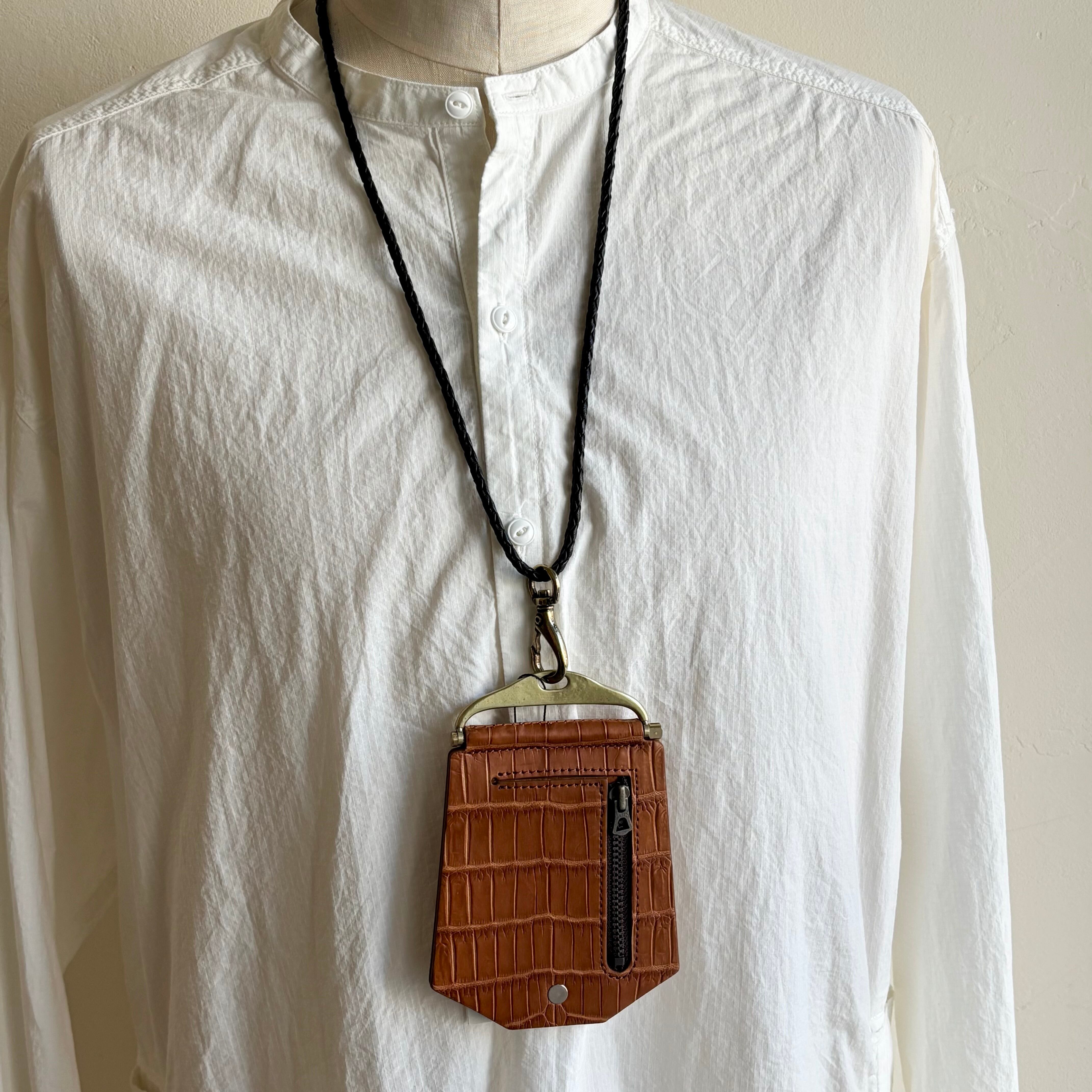 AUBERGE / GLAND E 完売品 財布 レザー ネックレス ブラック AUBERGE