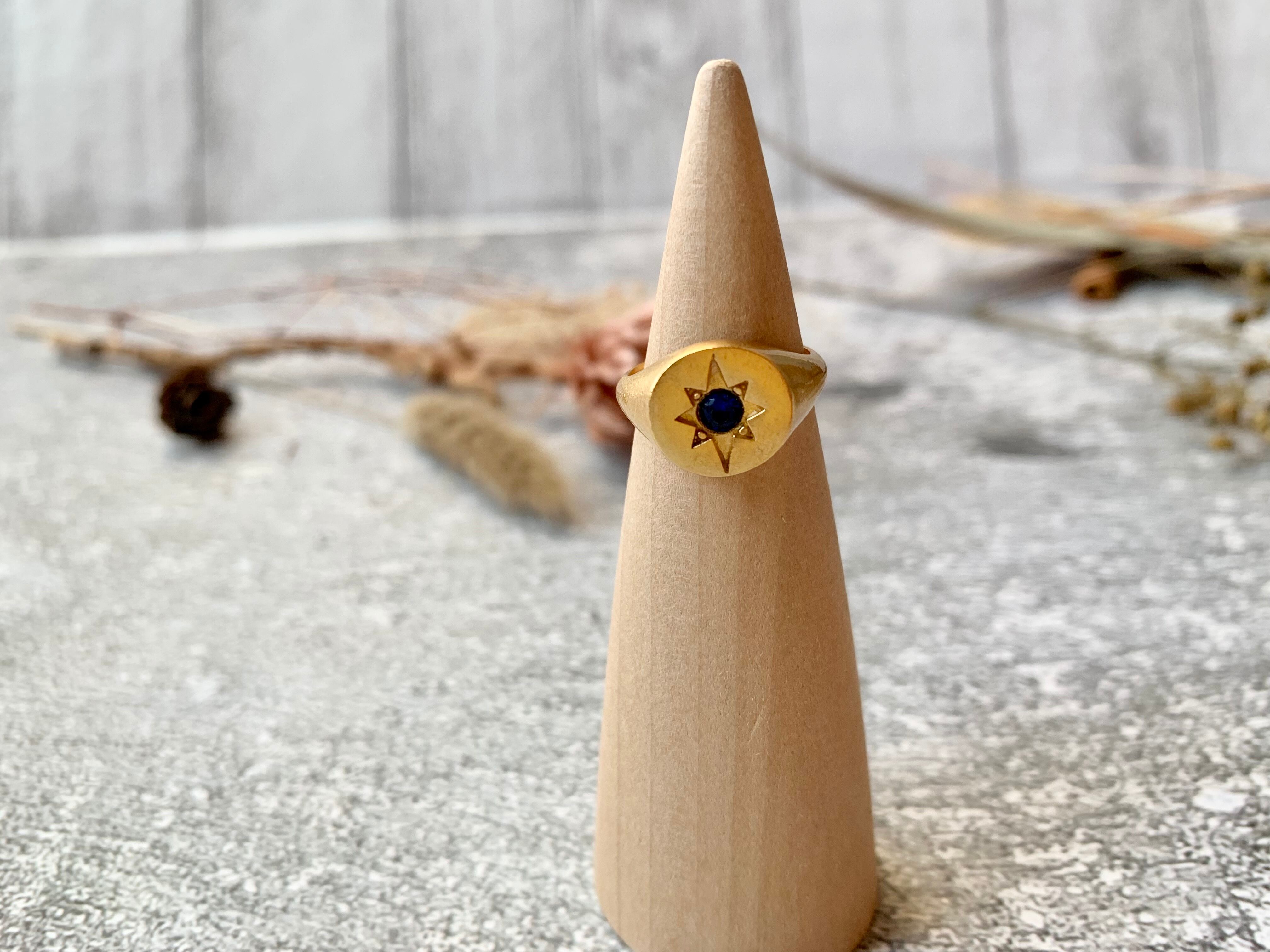 トルコジルコニアピンキーリング4D