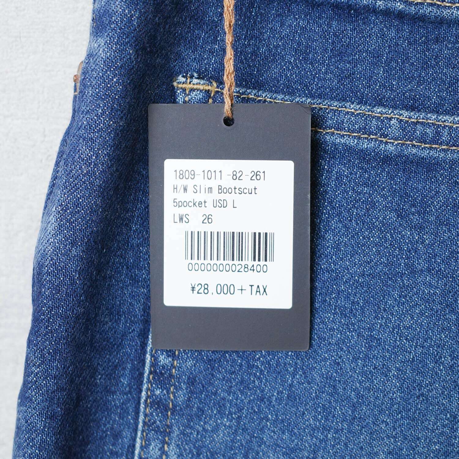 [NEW] MINEDNIM	H/W SLIM BOOTSCUT 5POCKET PANTS 1809-1011-82