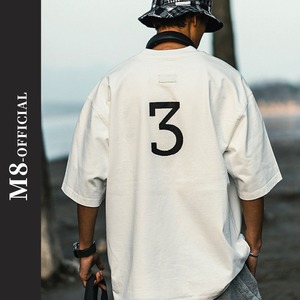 big-logo oversize t-shirt 2color M0172