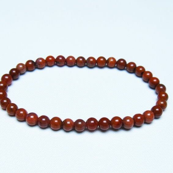ナンホーンアゲート ブレスレット 5mm アゲート ブレス 一点物 メール便可 [M便 1/10] 111-47508