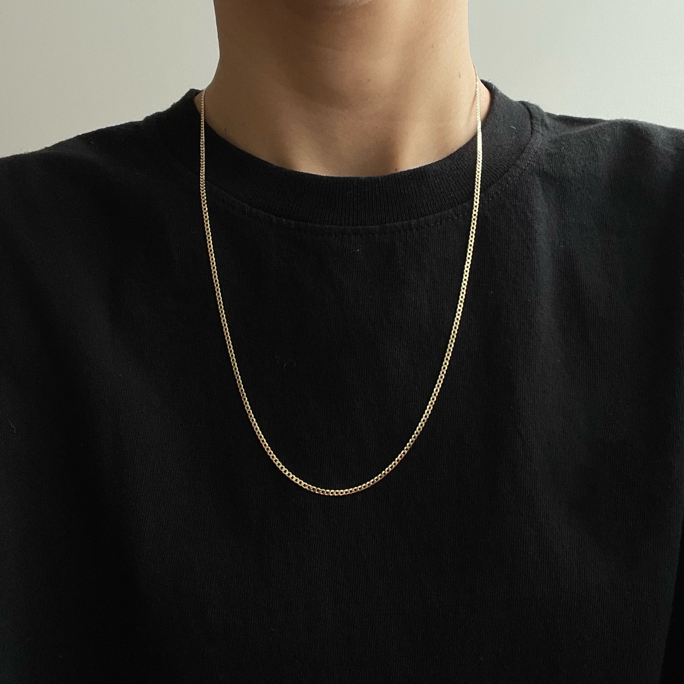14K-3-65】22inch 14K real gold chain | Mr.Saturday