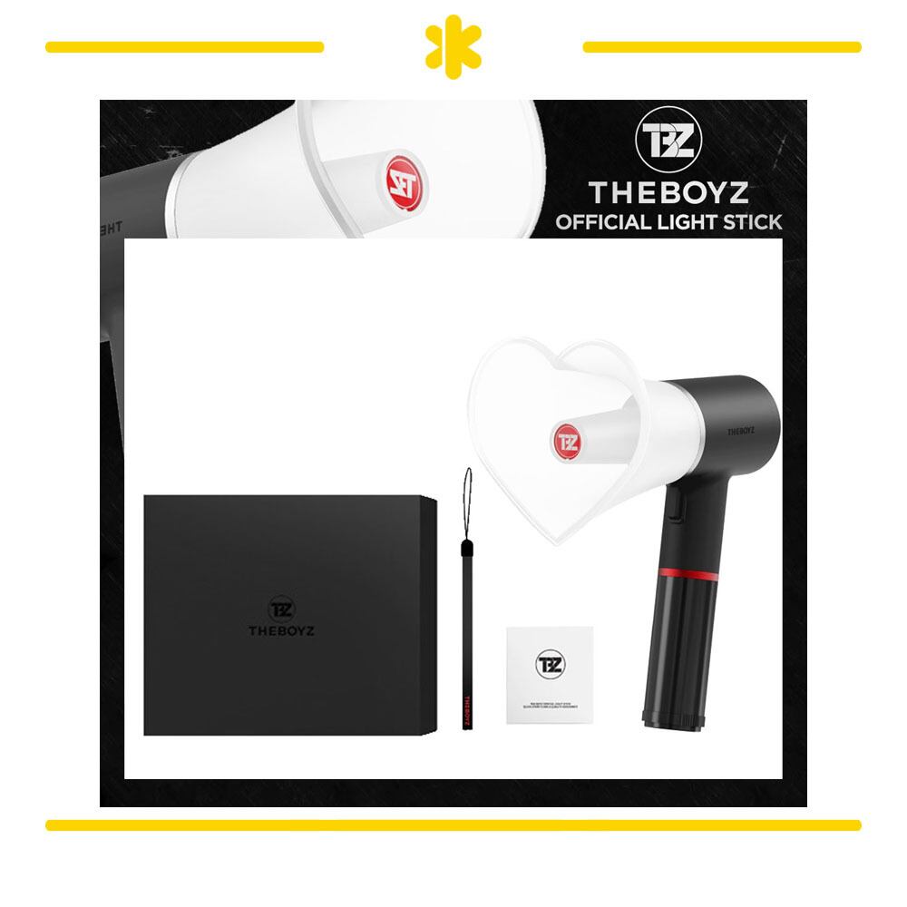 【メガホン】 THE BOYZ - THEBOYZ 公式 ペンライト ポーチ 新品未使用 2点セットの通販 by com's shop｜ザ