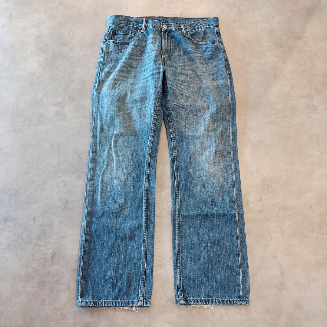 リーバイス559 Levis W34 ブルーデニム 青 ヒゲ 古着 17136