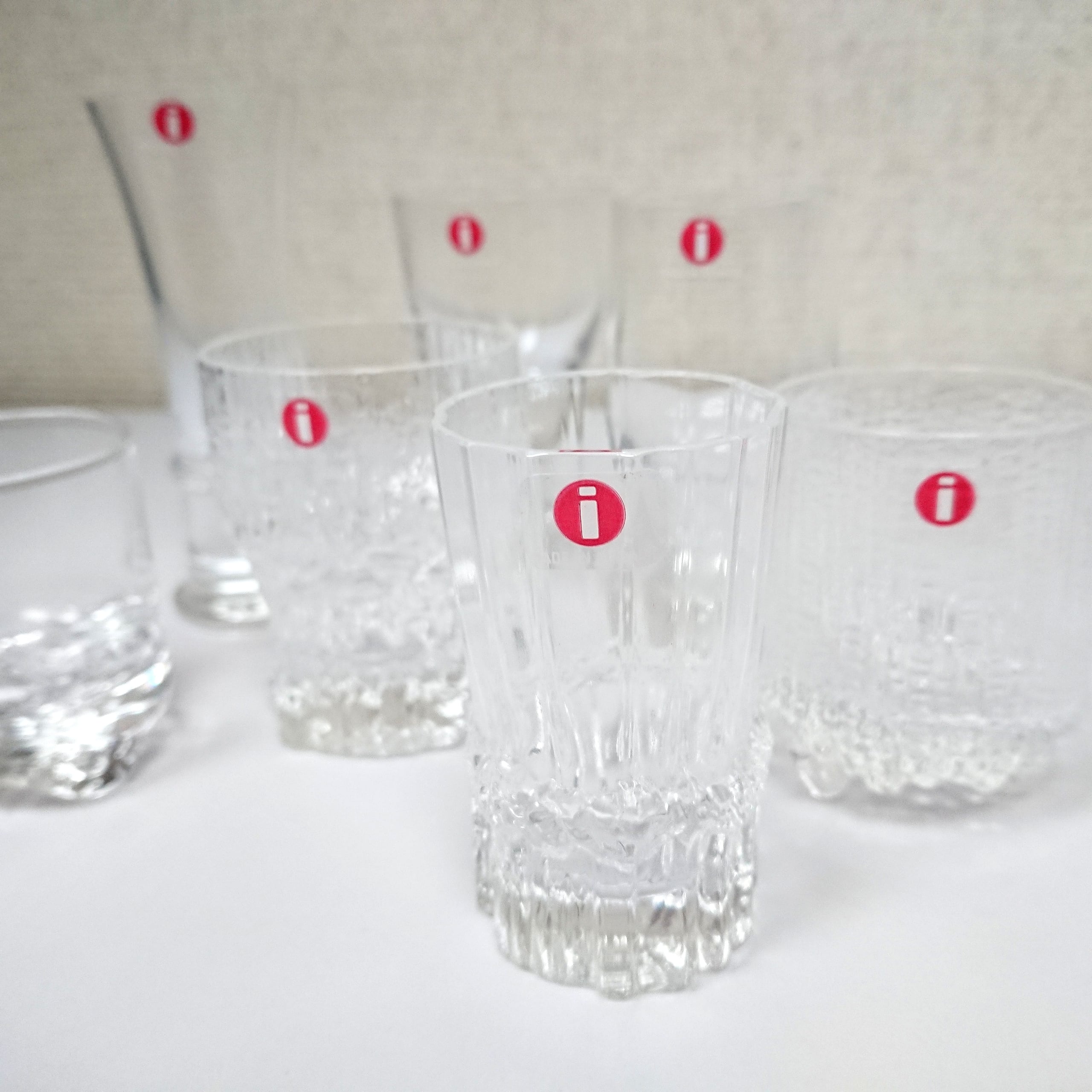 iittala/イッタラ Tapio Wirkkala/タピオ･ウィルカラコレクション ショットグラス7Pセット 未使用 箱付 ヌータヤルヴィ |  coshiki