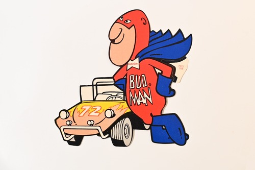 70's Bud Man Budweiser Sticker Decal #12
