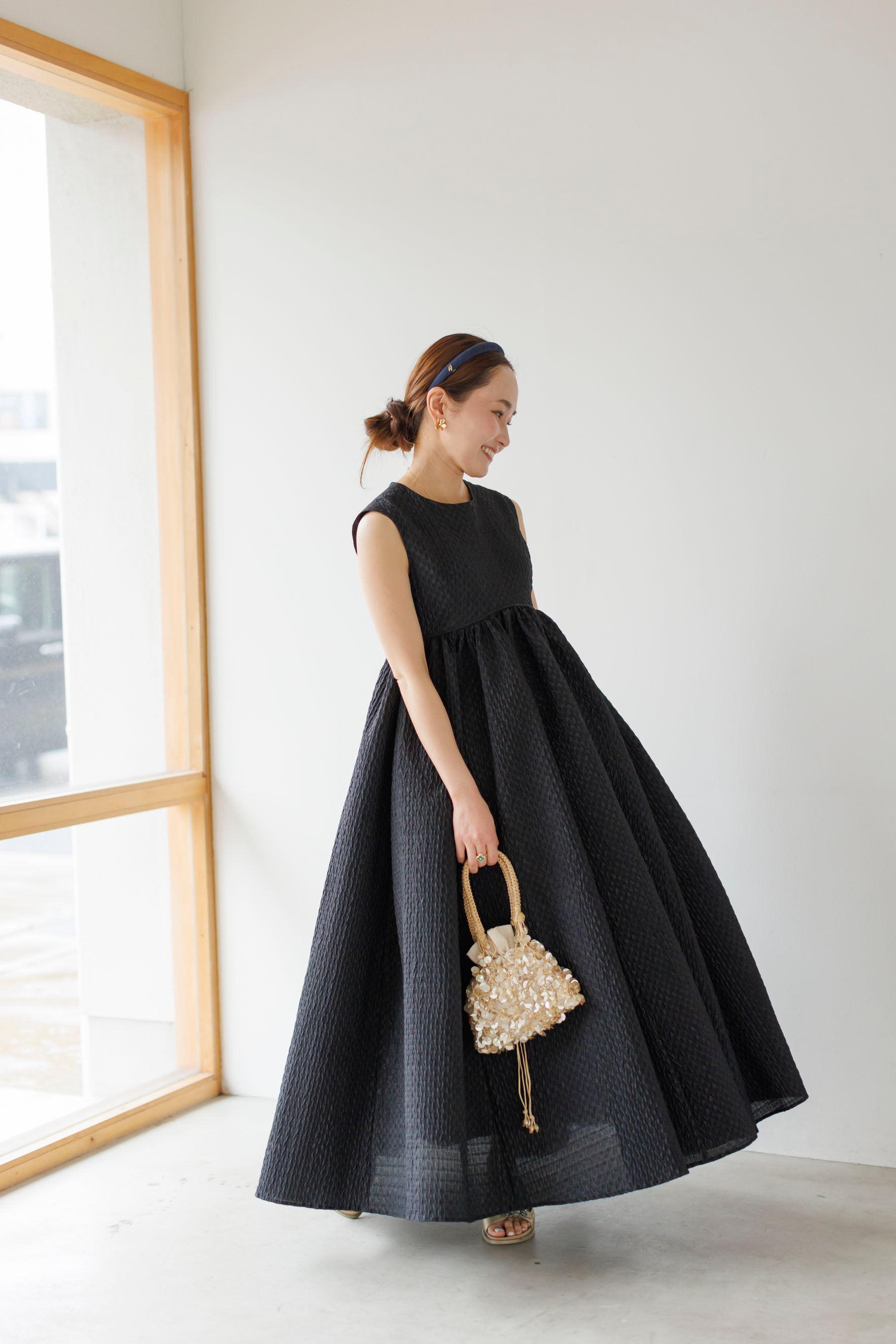 Jacquard long dress 即納 | Bluelea