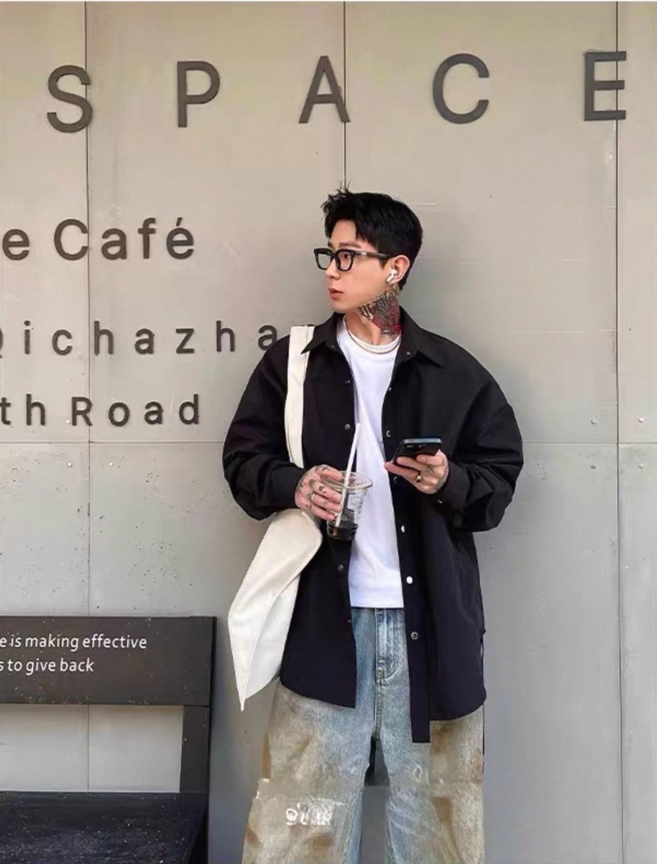 OXFREAK Urban Loose Snap Shirt / アーバンルーズスナップシャツ