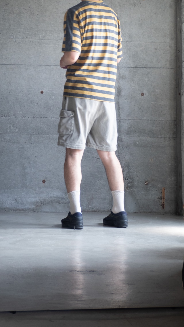 "BUGLE BOY" 1990s Panel border t-shirt
