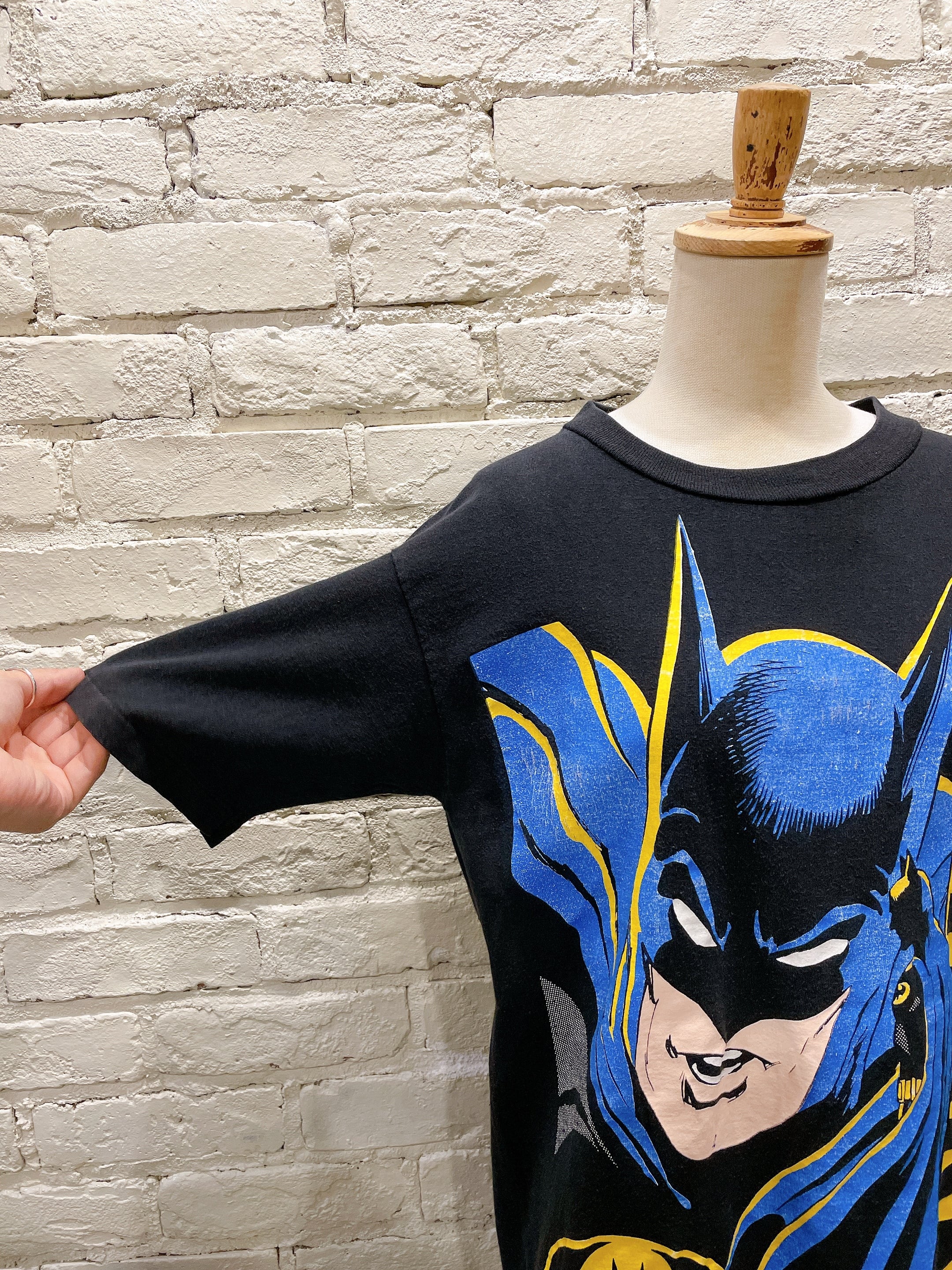 Batman バットマン Tシャツ 黒 アメコミ プリント - Tシャツ