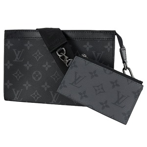 New LOUIS VUITTON ルイヴィトン ショルダーバッグ ガストン ウエアラブル ウォレット モノグラム エクリプス リバース クラッチバッグ 新品