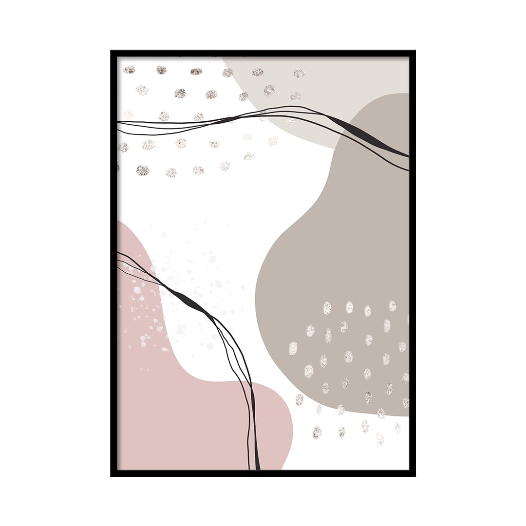 A0118/北欧モダン/アートポスター【 A4 / A3 / A2 / A1 サイズ・フレーム 付きに変更可 】