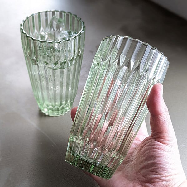 GREEN COLOR GLASS Highball L グリーンカラーガラス ハイボール L