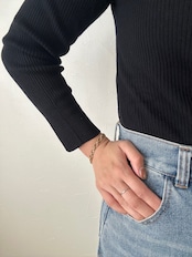 SS オーバルリンクチェーンブレスレット