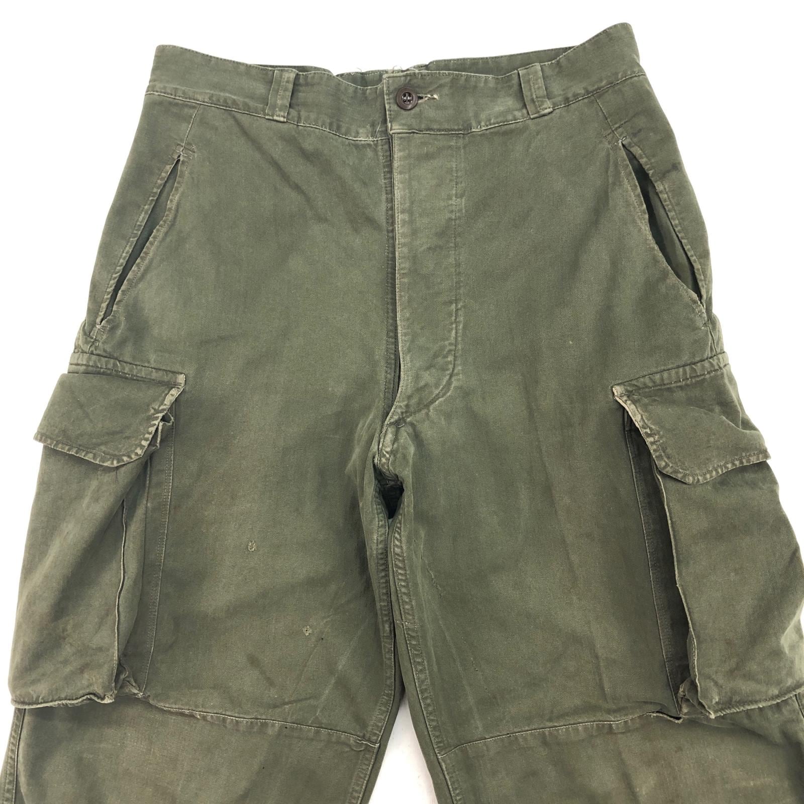 FRENCH ARMY フランス軍 60年代 M-47 カーゴパンツ 後期型 むきだし 1