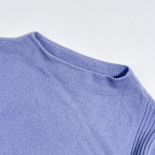 カシミヤ100% Nouvelle et chic ヌーベルエシック ニット セーター L/ブルー系 レディース