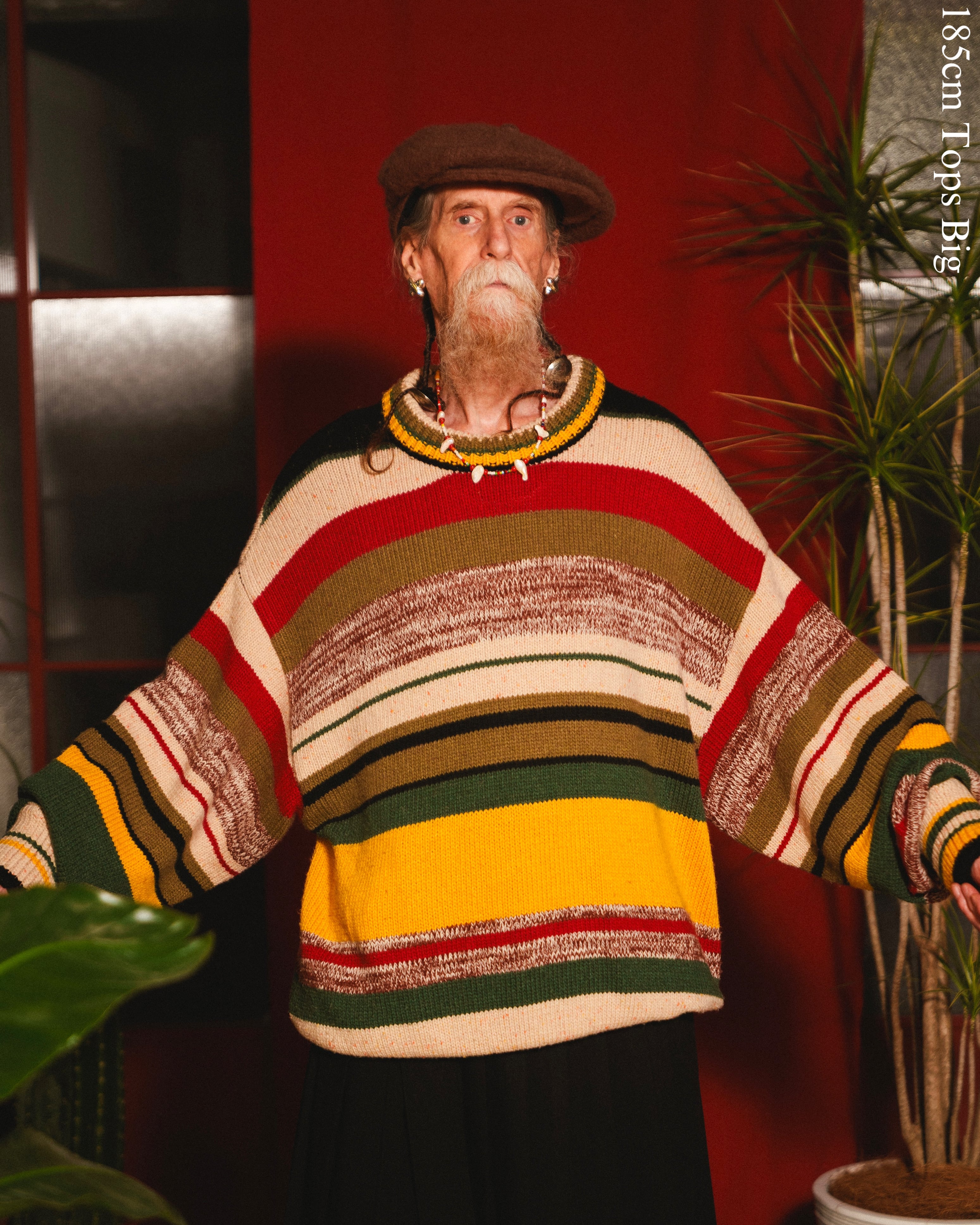 Rainbow Wool Sweater / レインボーウールセーター | AMBERGLEAM