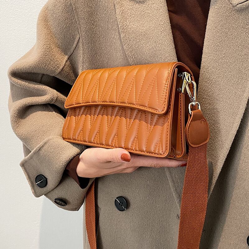 ウィンタースタイル 冬物 スクウェア メッセンジャーバッグ 手作りハンドバック75583729326