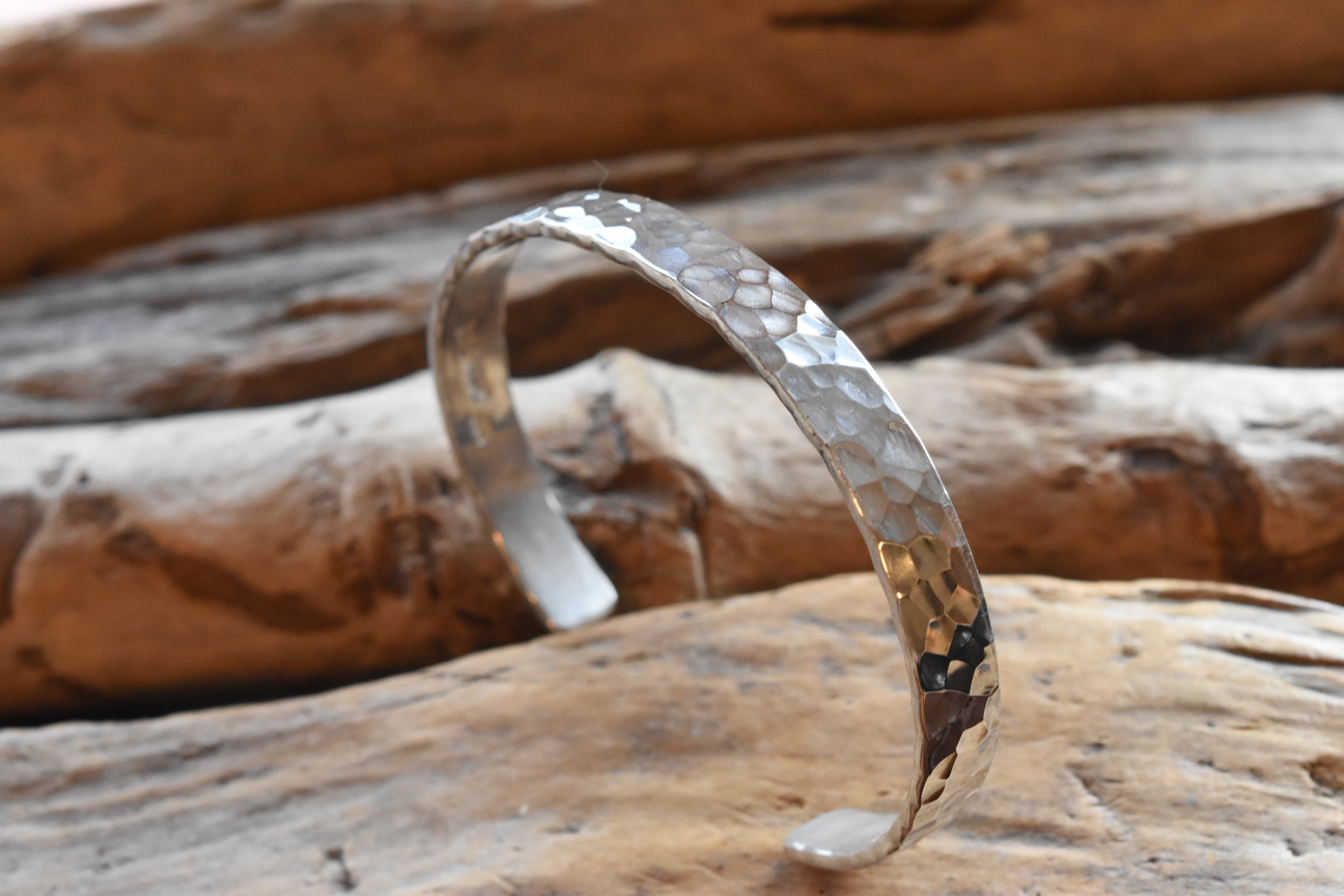 FARWEST ファーウェスト　日本製　K18 平打バングル　シルバー925 FAR WEST silversmith ファーウェスト遠西毅 (トオニシタケシ) | 初期