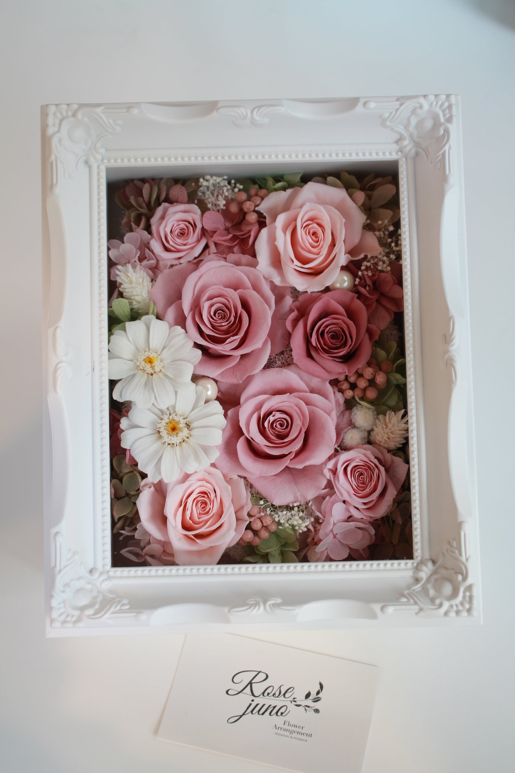 ルネッサンスフレームアレンジメント・M | 福岡のプリザーブドフラワー