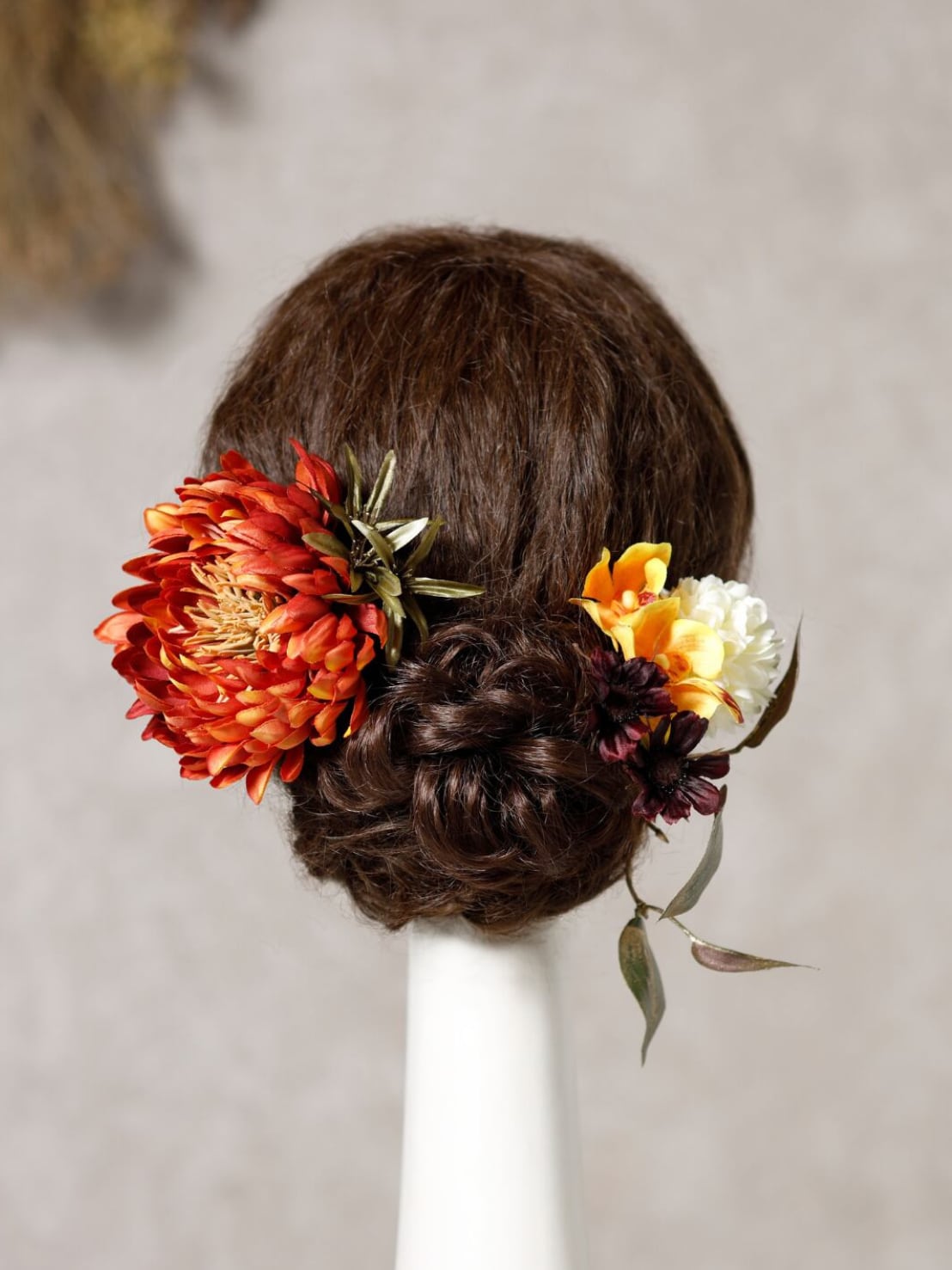 【マム髪飾り】成人式 卒業式 結婚式 k-0082