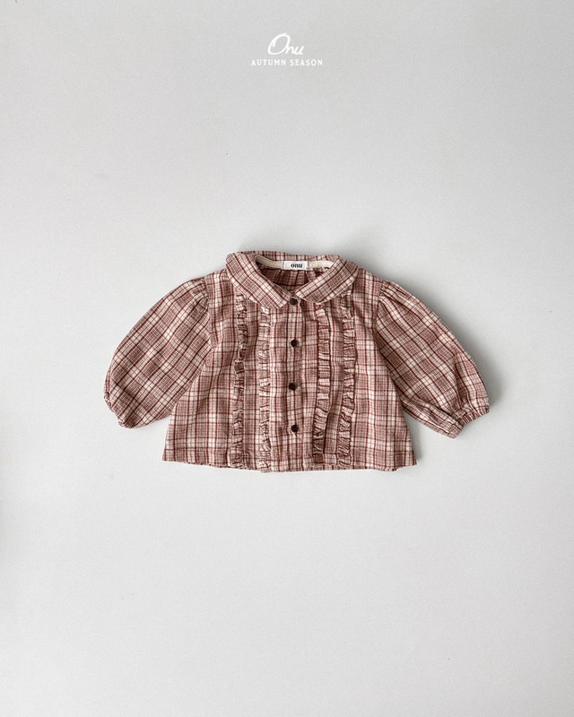 〘予約〙onu / Petit frill blouse