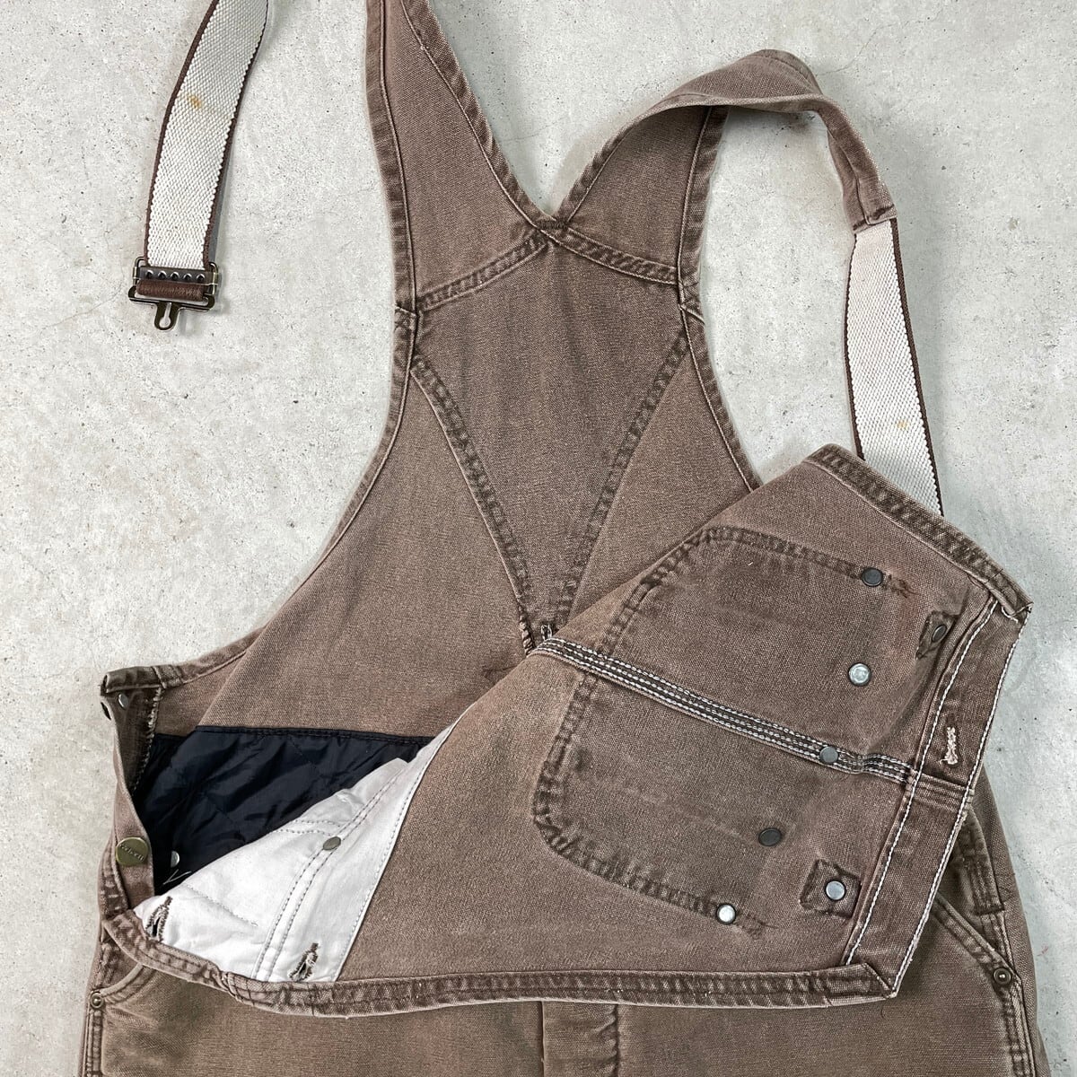 90年代- Carhartt カーハート ダック地 ダブルニー オーバーオール