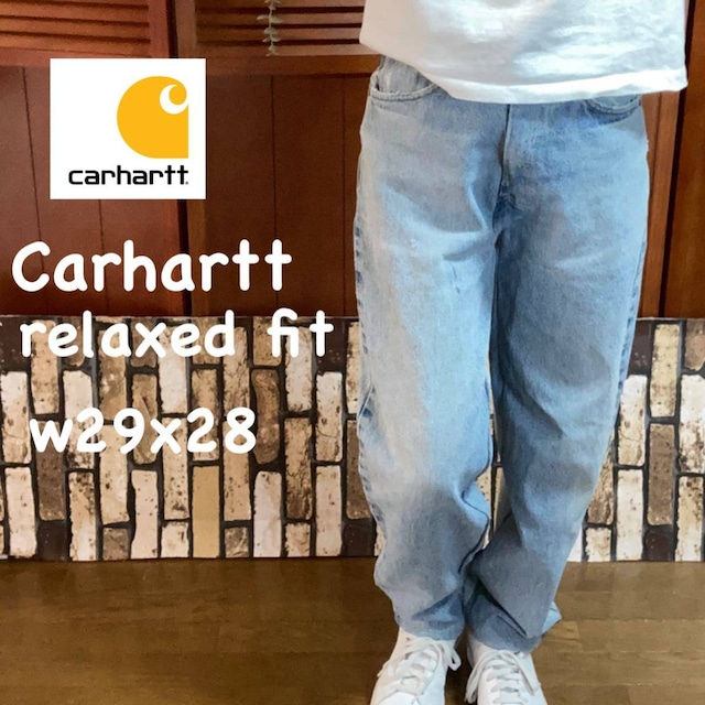 5192  carhartt カーハート リラックスフィット ブルー W29