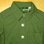 ［SASSAFRAS］フォールリーフドレス キッズ#L-XL｜OLIVE