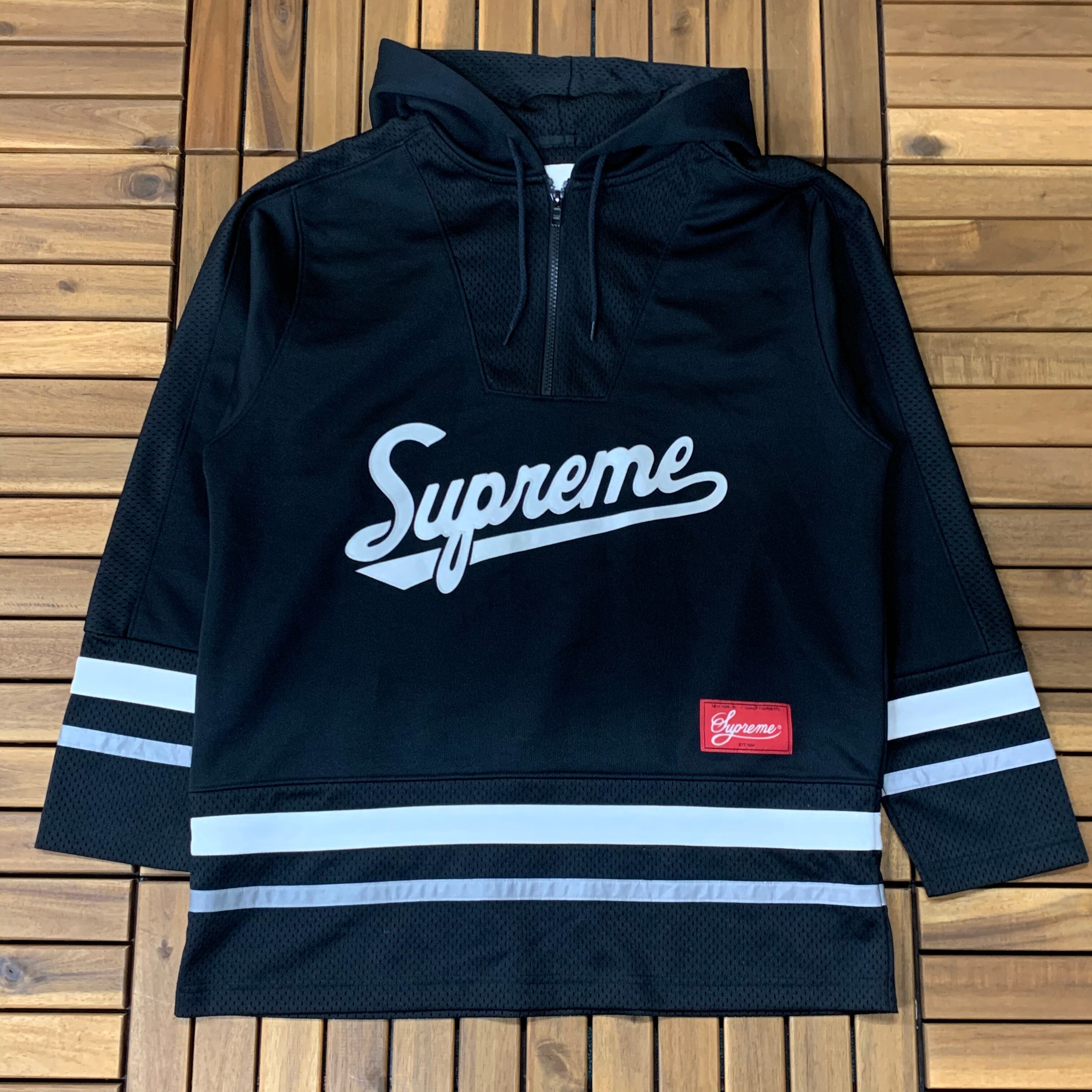 SUPREME 16AW Reflective Hooded Hockey Top size M | TEKITO WORKS