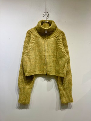 HERENCIA　ハイネックダブルジップニット