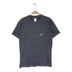 90s フルーツオブザルーム カナダ製 ヴィンテージ Tシャツ ワンポイントロゴ ブラック シングルステッチ FRUIT OF THE LOOM サイズS BZ0699