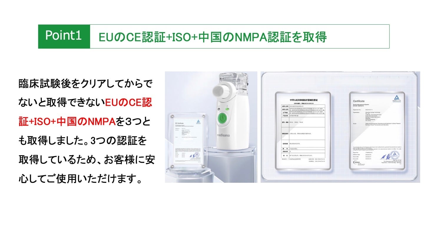 家庭用超音波吸入器本体 | medisana®️