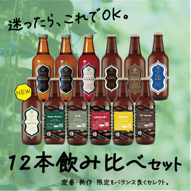 【全部楽しめる!】迷ったらこちら!しっかり楽しむ12本飲み比べセット