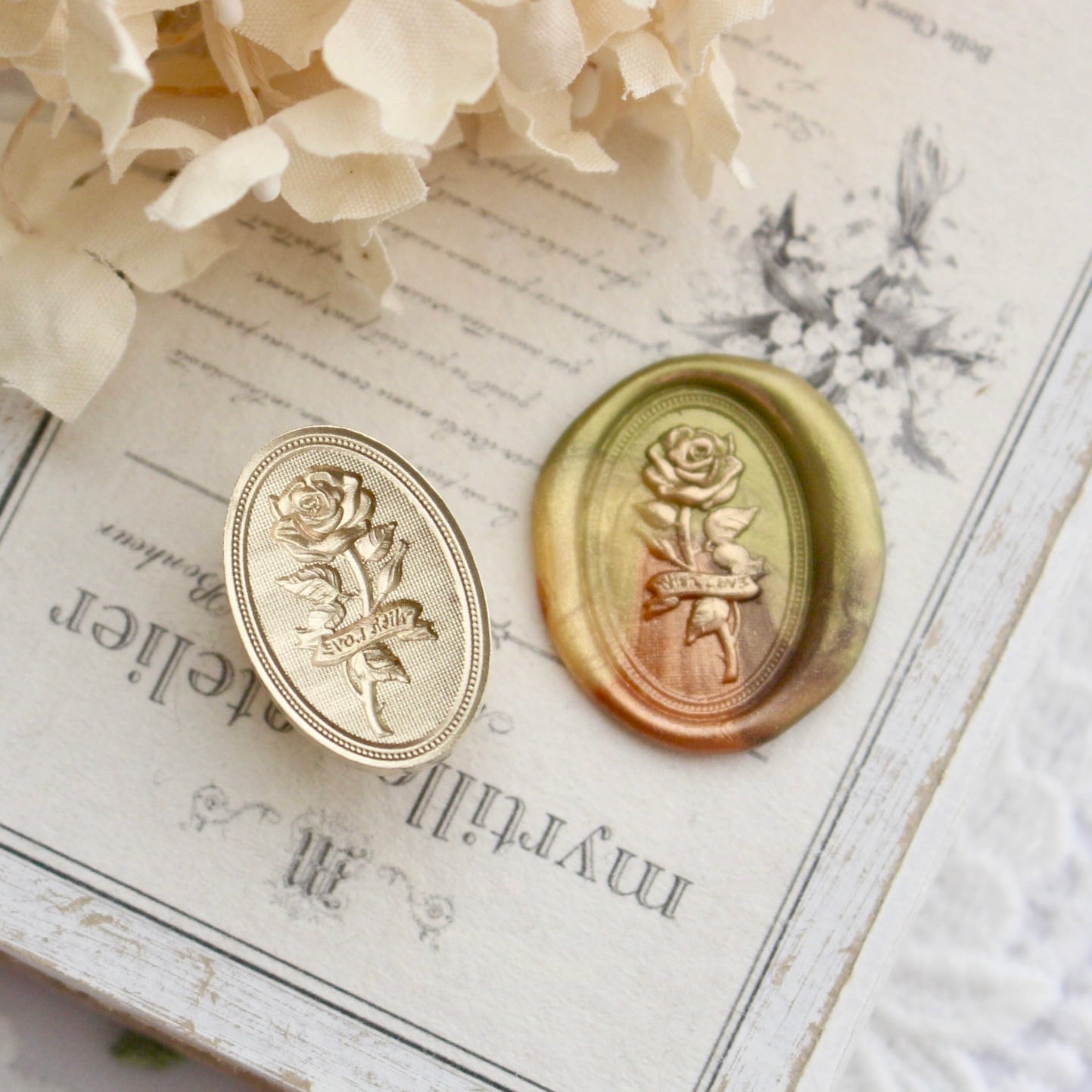 Wax Seal Stamp│ With Love【ヘッドのみ】