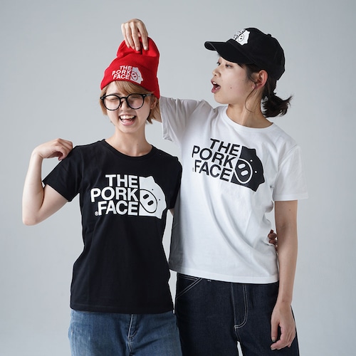 レディースロゴ大 THE PORK FACE 半袖Tシャツ(GS〜GL)