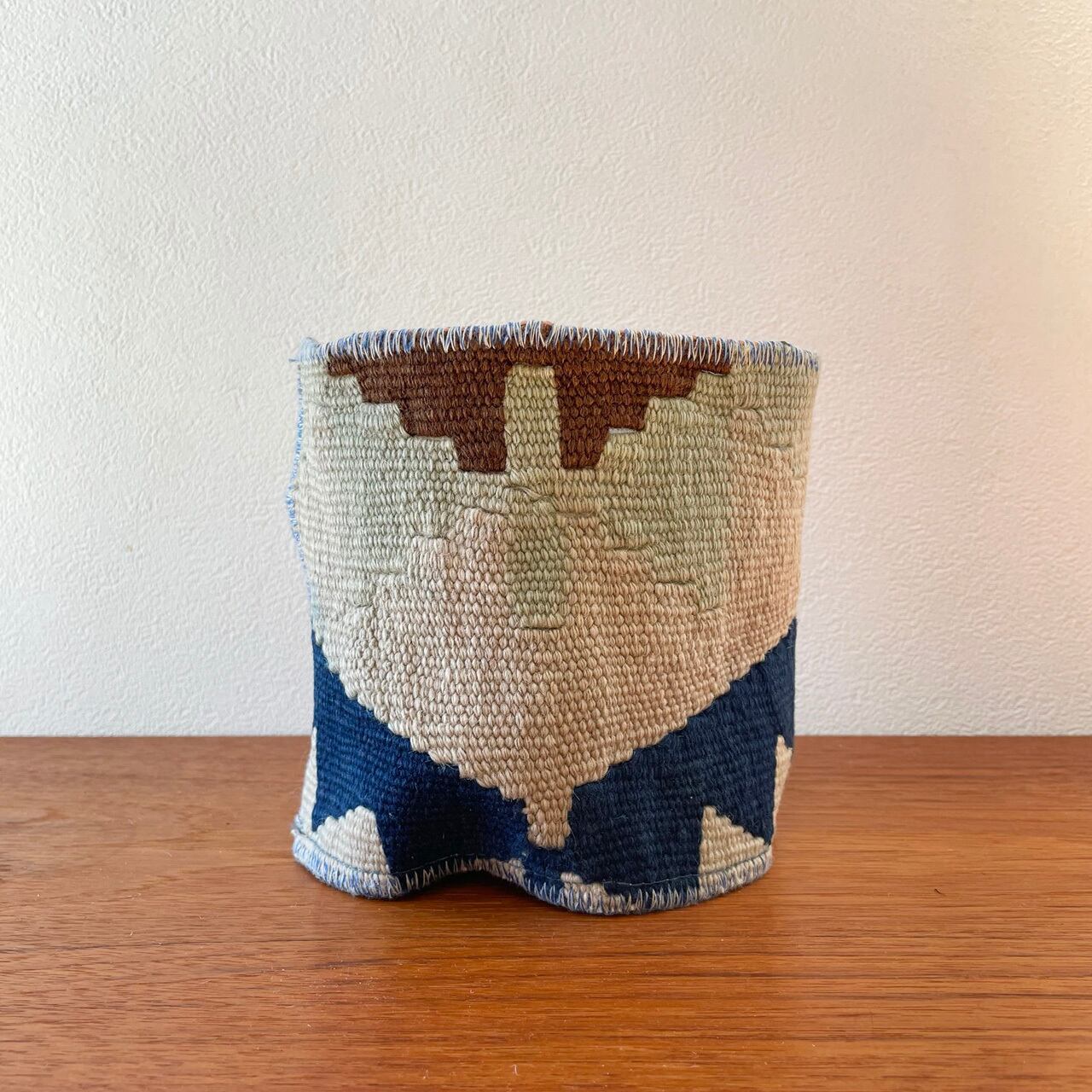 プランターカバー トルコヴィンテージキリム ブラウン 107 オールド