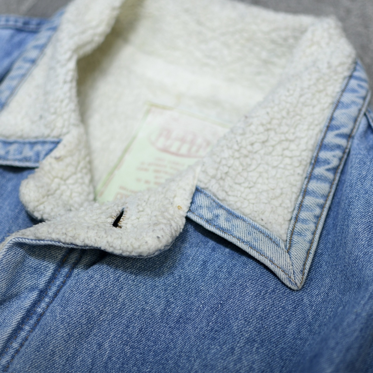 EURO denim boa jacket