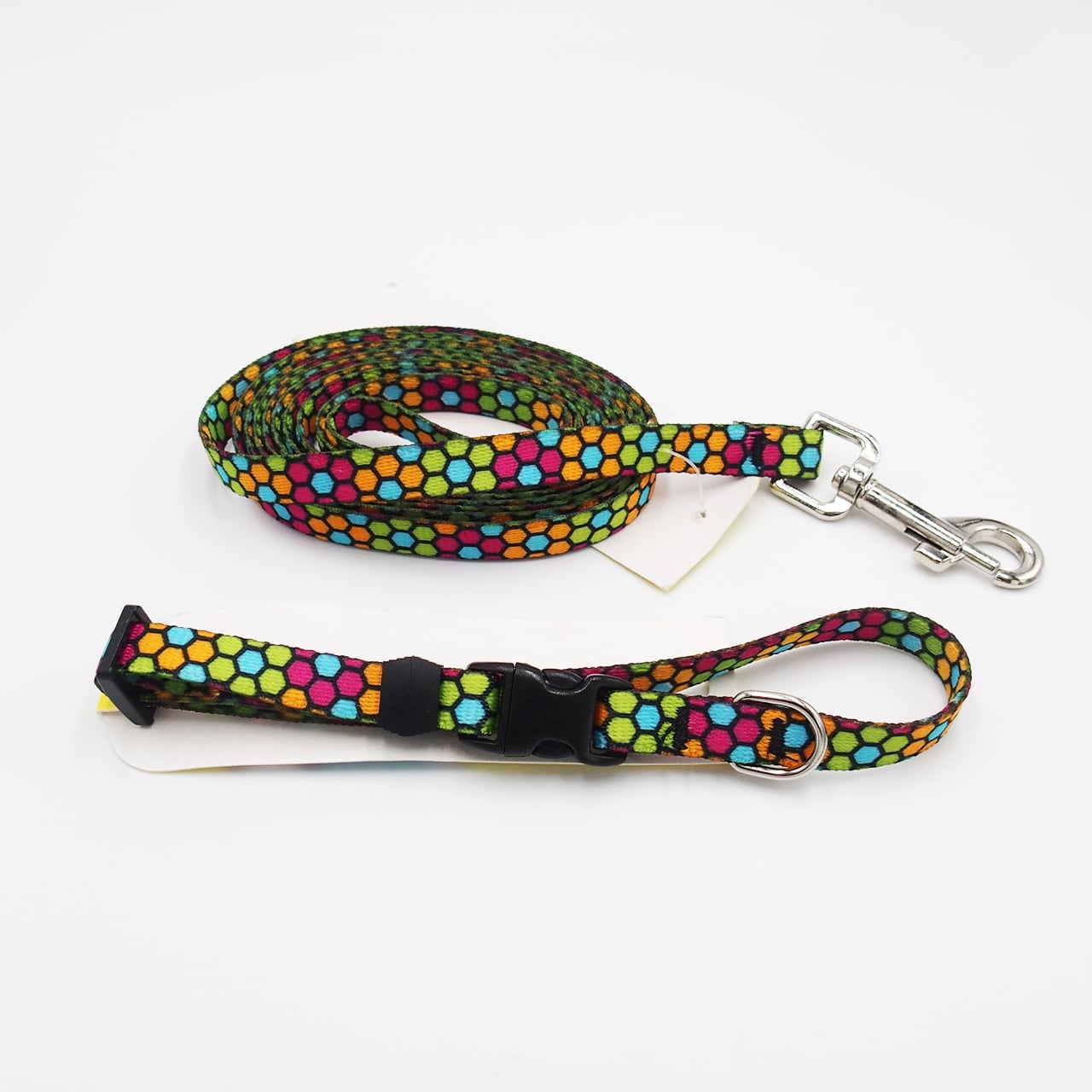 Honeycomb　首輪＋リードセット XSサイズ - Yellow Dog Design