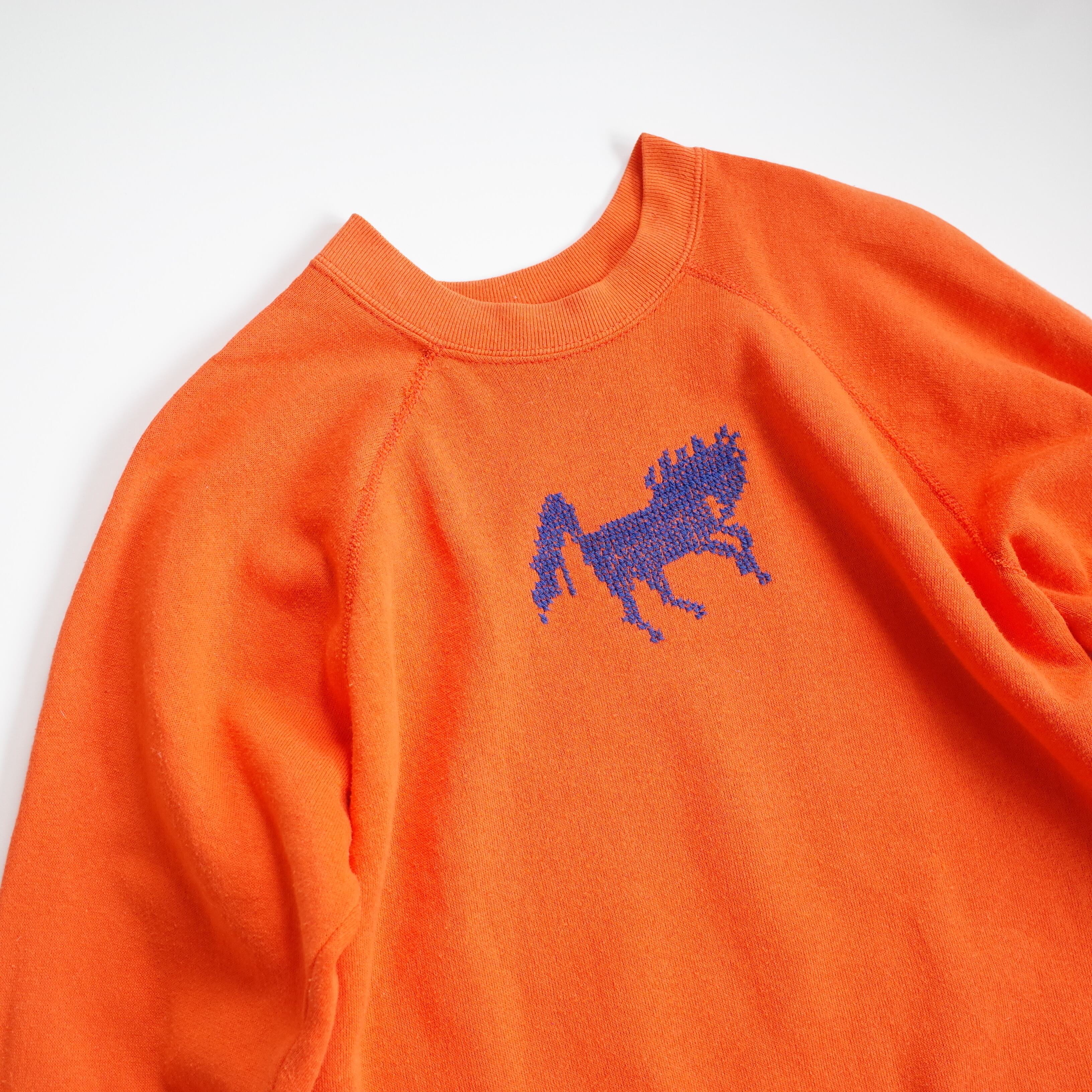 80s USA horse embroidery sweat