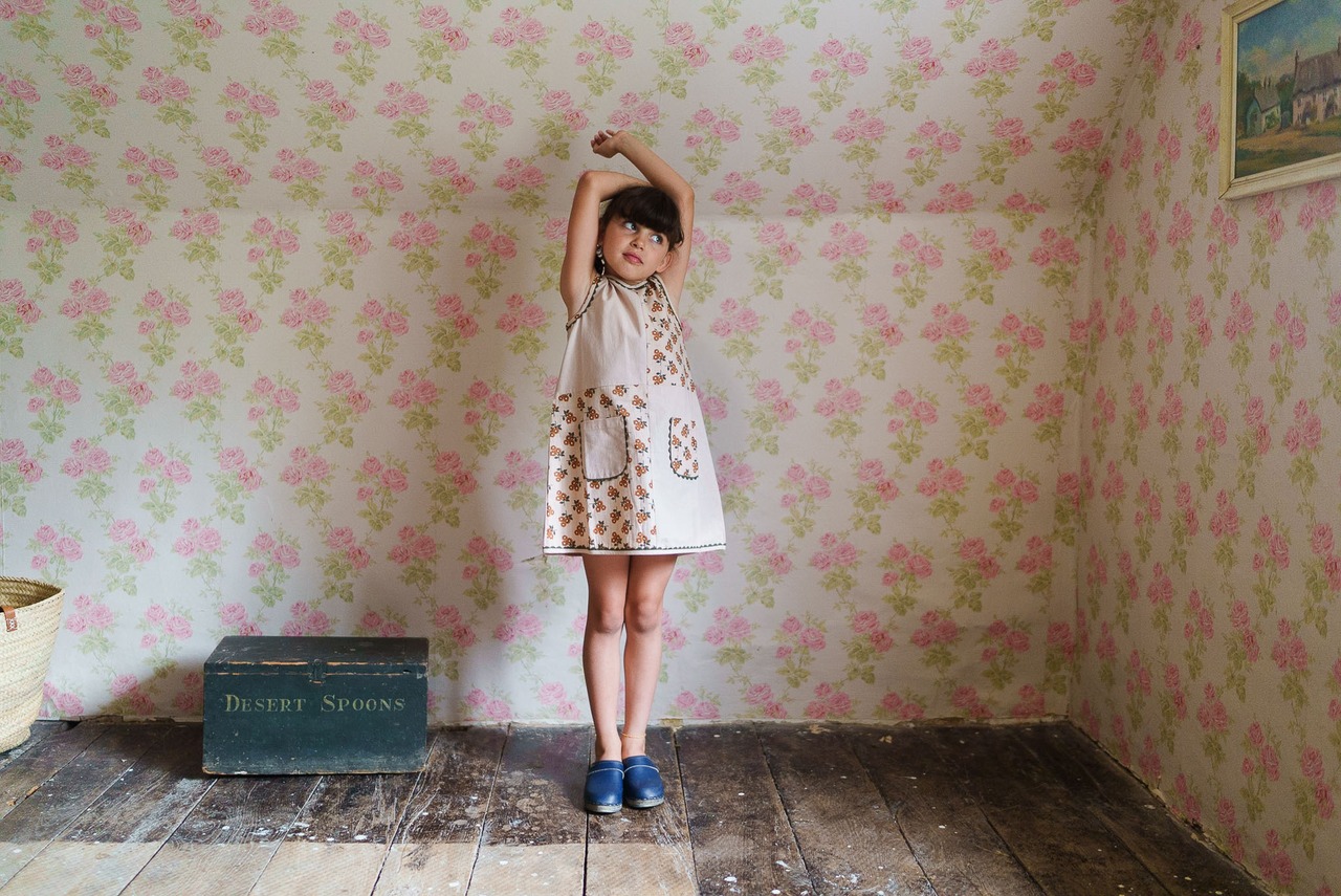 Little Cotton Clothes　Hannah Dress - Marigold Floral