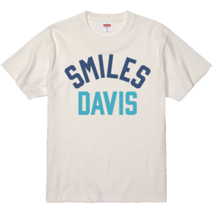 SMILES DAVIS Tシャツ（ブルー）