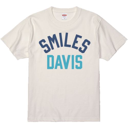 SMILES DAVIS Tシャツ（ブルー）