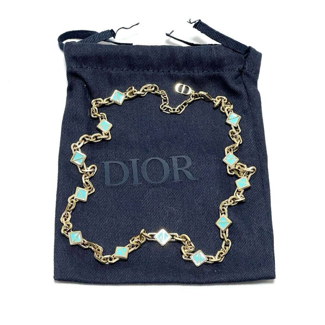 超美品・希少】ディオール DIOR メンズ CD ダイヤモンド ネックレス 
