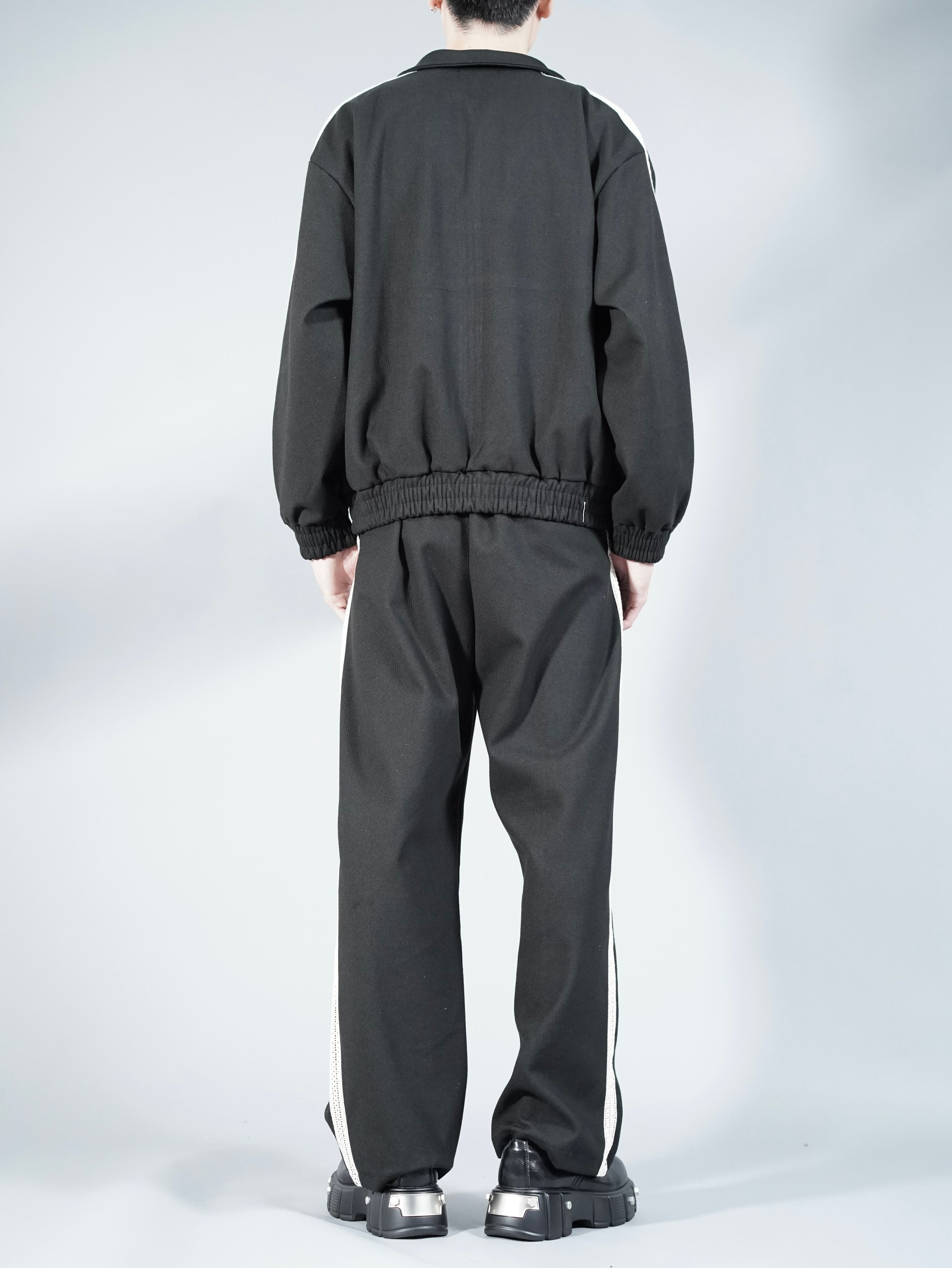 ALUDE SELECT】mesh line double zip set up | 【ALUDE】韓国メンズ