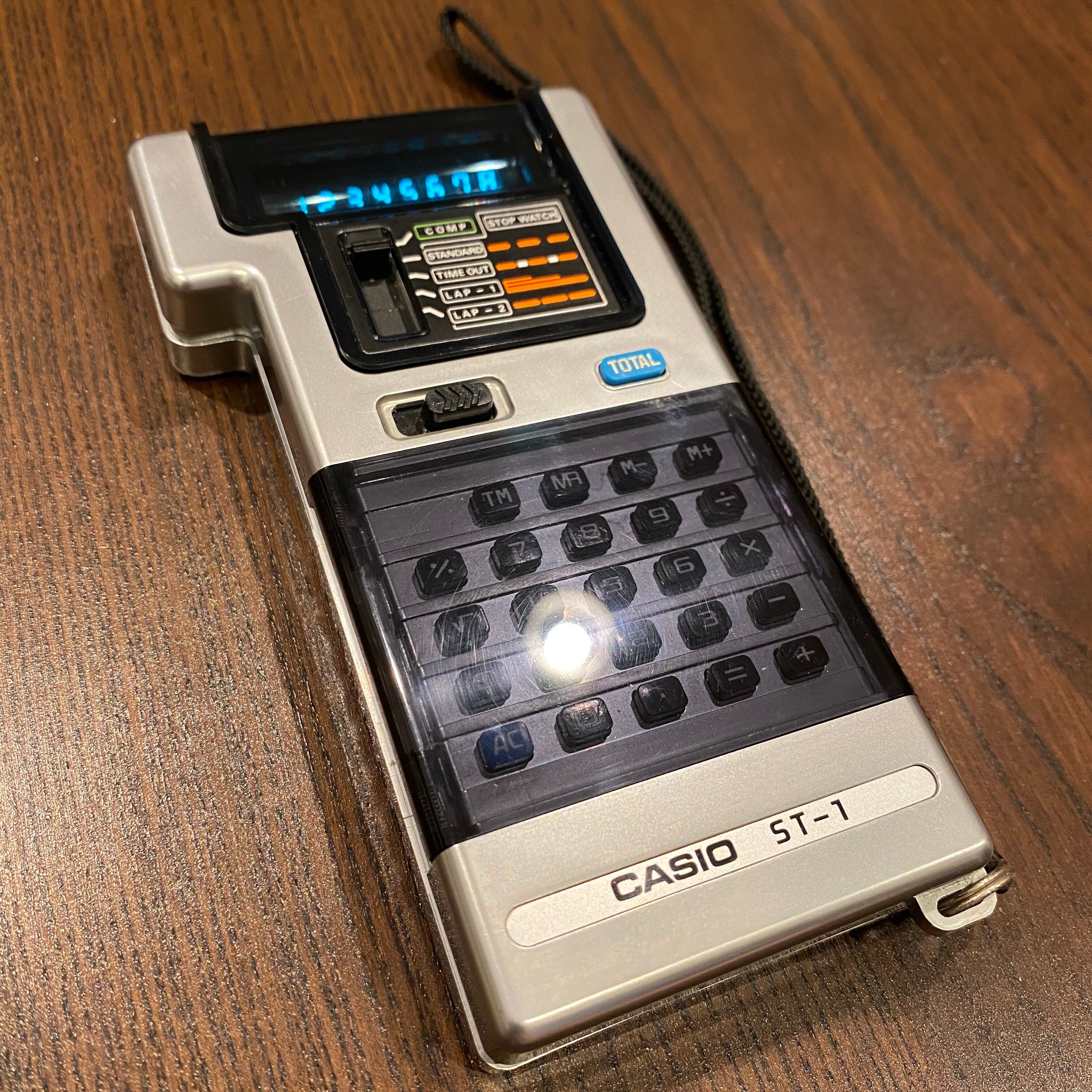 1980's CASIO CALCULATOR STOP WATCH ST-1 | kokopelli's