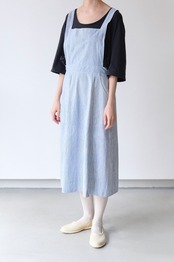 Marimekko striped apron dress