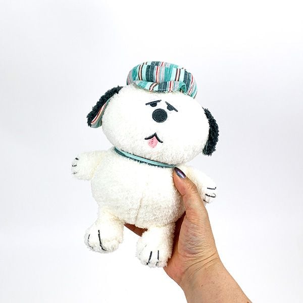 スヌーピー オラフ ミントストライプ ぬいぐるみ Sサイズ インテリア